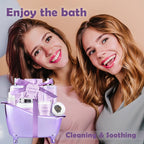 Lavender Bath and Body Gift Basket, Facial Skin Care Set, Spa Kit for Women, Self-Care Relaxation Set, Pamper Kit Self-Care Set, Birthday, Christmas, bath sets for women gift, Mother Day, Anniversary
