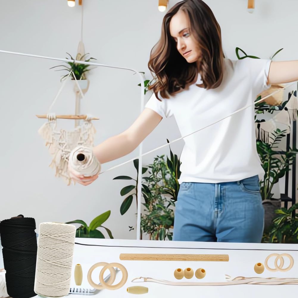 Easy Macrame Kits for Adults Beginners with Instruction Book