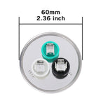 VEXUNGA 55/10 uF 55+10 MFD 370VAC or 440VAC Dual Run Start Round A/C Capacitor CBB65 CBB65B Air Conditioner Capacitors for AC Unit Fan Motor Start or Heat Pump or Condenser Straight Cool