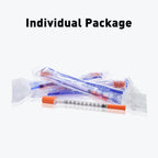 U-100 1cc Syringes with 31g 5/16" (8mm) , Individually Wrapped, Pack of 100