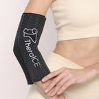 TheraICE Elbow Ice Pack Compression Sleeve for Injuries | Reusable Arm Gel Cold Pack Wrap | Tennis Elbow & Golfers | Calf Tendinitis Pain Relief | Shin Splints | FocusZone Extra Cooling | Women & Men