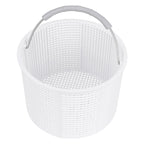 2026 New Model White SPX1082CA 7" Pool Skimmer Basket Replacement for Hayward SP1082/SP1083/SP1084/SP1085/SP1086/SP1075 Series & Aladdin B-152 Skimmers, 316 Stainless Steel Handle with Rubber Grip