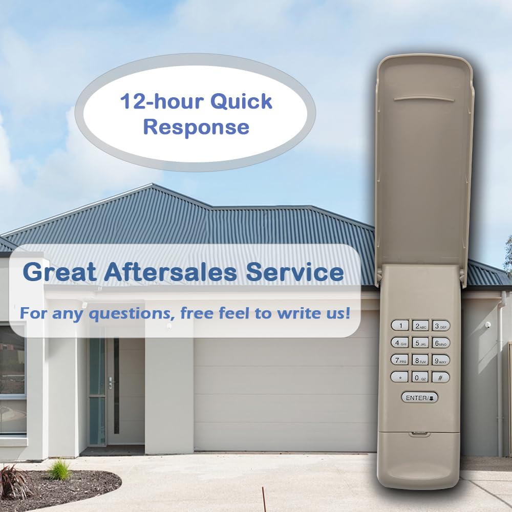 Garage Door Opener Keypad for Liftmaster/Chamberlain/Craftsman Openers, Replace G940EV-P2, 878MAX, 877MAX, 877LM, 377LM, 977LM, Wireless Keyless Keypad