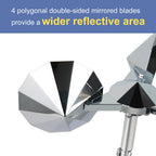 OFFO Bird Scare Reflective Device, Bird Reflector Keep Pigeon Woodpeckers and Sparrows Away for Outdoor Use Boats Roofs Gardens