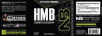 NutraBio HMB Supplement, Amino Acid, 1000mg, 120 Capsules