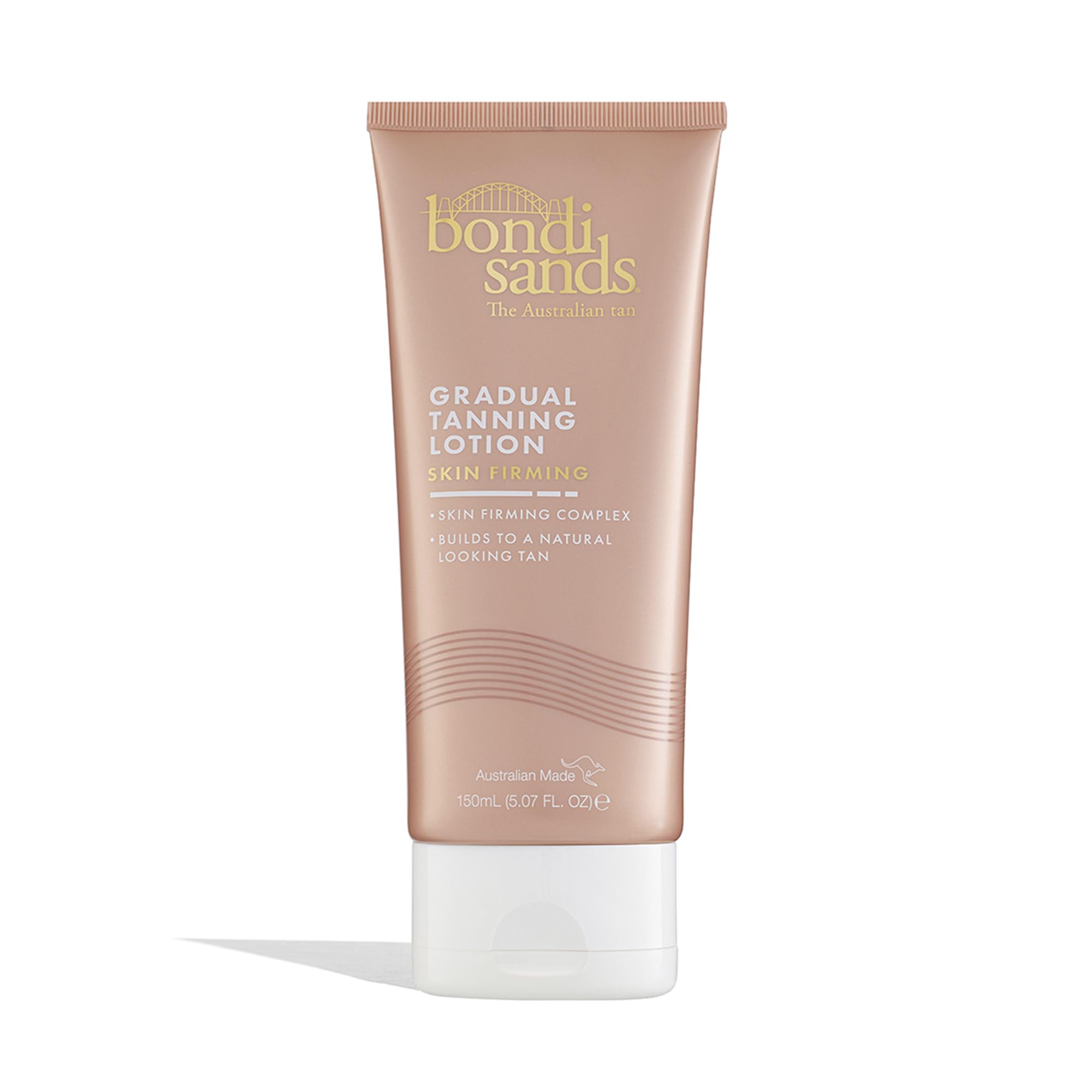 Bondi Sands Skin Firming Gradual Tanning Lotion, Skin-Firming Complex Builds to a Natural-Looking Tan for Tight, Glowing Skin, 150 mL, 5.07 Fl. Oz.