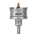 Mollom (2-1/8''|54mm) Heavy Duty Carbide Hole Saw with 2 Pilot Drill Bits, Hole Cutter cuts Stainless Steel, mild Steel, Iron, Copper, Brass, Plastic