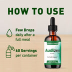 Audizen Pro Ear Drops - Original Audizen Pro Drops Advanced Ear Health Support Supplement Liquid Premium All Natural for Healthy Ringing Ear, Audi Zen Ear Balance Support, 1 Bottle for 1 Month