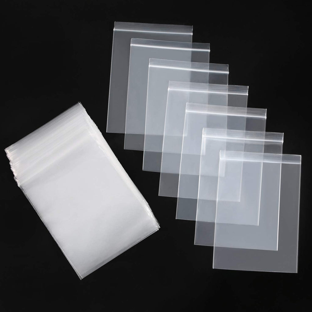 4"x6" Plastic Bags -1000 Pcs 2 mil Thick, Clear Plastic Reclosable Zip Bags, Strong & Durable Poly Baggies With Resealable Zip Bag For Travel, Storage, Packaging & Shipping.