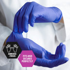 MED PRIDE Nitrile Medical Exam Gloves,Powder & Latex-Free,Large,1000-Count