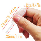 Cupcakes Pipettes 100PCS 4ml Clear Plastic Transfer Liquid Dropper Pipettes