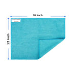 Cleaning Bundle: Comet Lemon Fresh Powder Cleanser with Bleach, 21 oz Bottles, 2 Pack + two 12"×16" microfiber cloths