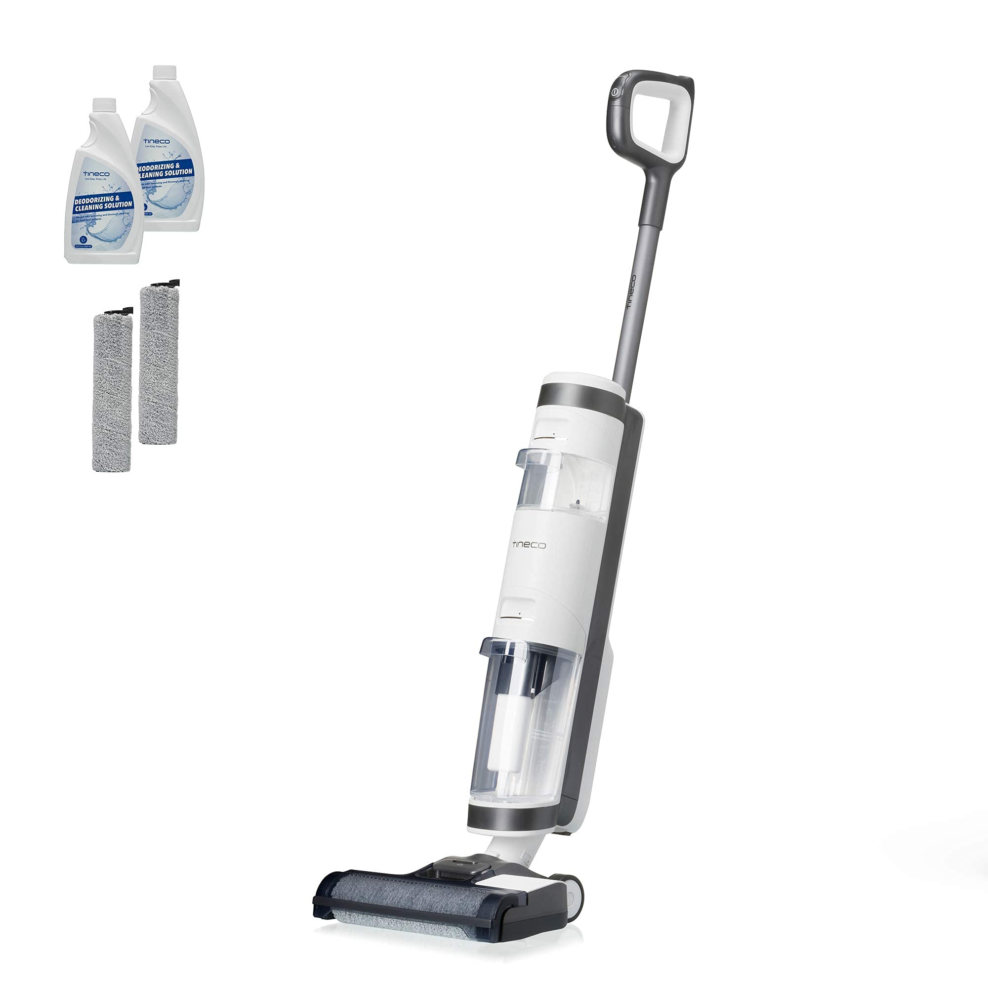 Tineco iFloor 3 Complete Wet Dry Vacuum, Floor Washer, White/Grey (Renewed)
