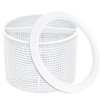 SPX1082CA Pool Skimmer Basket & SPX1082D Basket Support Ring Replacement for Hayward Swimming Pool Skimmer & Aladdin B-152 Skimmer SP1082 SP1083 SP1084 1085 1086 SP1075 1075T 1076 1077 Skimmers Basket