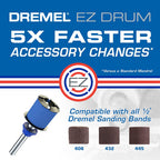Dremel EZ725 70-Piece All-Purpose Rotary Tool Accessory Set With Storage Kit - EZ-Lock And EZ Drum For Faster Accessory Changes - Perfect for Cutting, Polishing, Cleaning, And Sanding