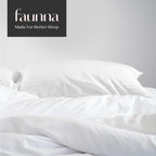 FAUNNA 600TC 100% Cotton Pillow Protectors, Standard Size (20x26), 4 Pack