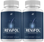 Revifol Hair Growth Support Supplement - Revifol Capsules - Hair Vitamins - Revifol for your Hair with Rejuvenate Your Follicles at the Root - Ravifol Pills (2 Pack - 120 Capsules)