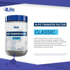 4Life - Transfer Factor Classic - Immune Support Supplement with Colostrum Peptides Supports Immune Health Balance Daily Wellness - 90 Veggie Capsules