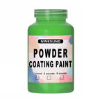ninesung Powder Coating Paint, Plastic Coating Paint Powder, Jigs and Lures Powder Paints for Metalwork, Crafts, Fishing Leads and Jig Heads, Hobby (Grass Green, 2 Pounds)