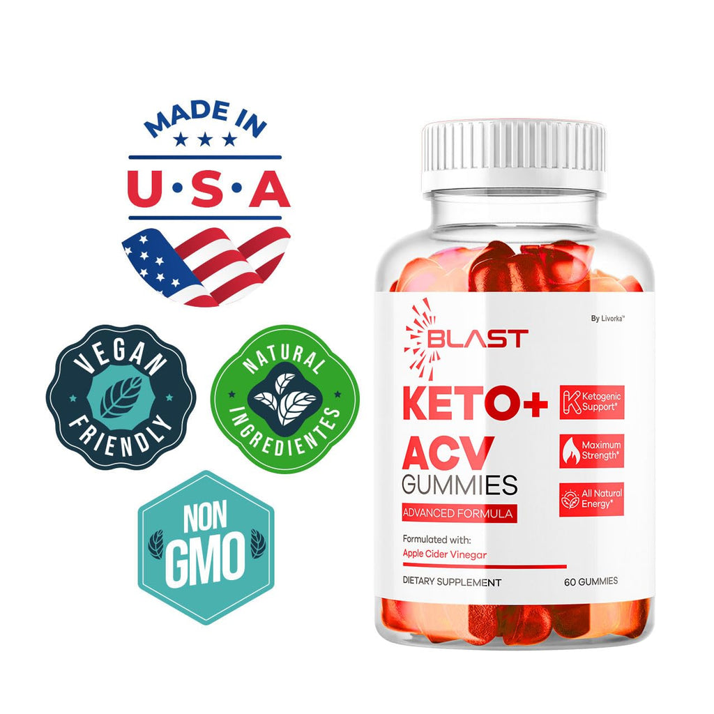 (2 Pack) Blast Keto ACV Gummies - Official Blast Keto ACV Advanced Premium 1050MG Vitamin Gummys, Blast Keto All Natural Apple Cider Vinegar Formula, BlastKeto ACV Review, 120 Gummies for 2 Months