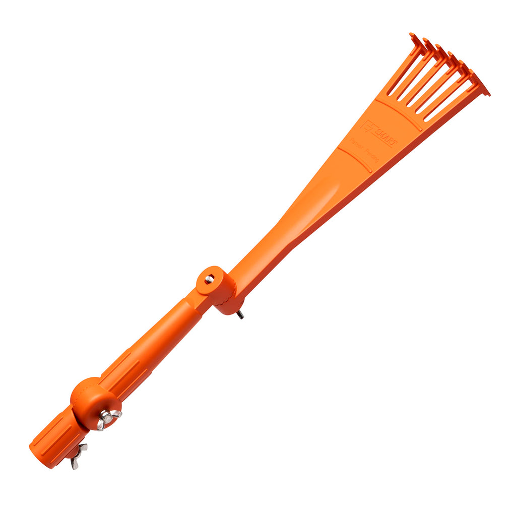 EZ Smart Mini Rake Head – Gutter Rake Tool for Removing Leaves & Debris from Roofs, Gutters & Hard-to-Reach Areas – Fits Standard Acme Thread & Recommended EZ Smart Pole (Not Included)