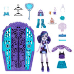 Monster High Skulltimate Secrets Doll & Accessories Set, Garden Mysteries Twyla with Reveal Closet & 19+ Tea Party Surprises Like Clothes