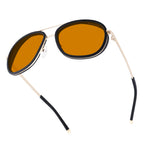 GUNNAR Computer Glasses - Dume Gold Amber Max Lens - Blue Light Blocking Anti Glare