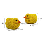 Juliahestia Pool Decorations Outdoor Duck Statue – Small Floating Pond Decor for Garden Outside Lawn Ornament Duckling Figurine Float Decorations