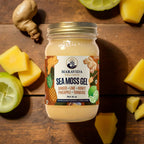 Maravida Wellness Sea Moss Gel – Pineapple, Lime, Honey, Ginger & Turmeric – 100% Natural Raw Organic Irish Moss – 16oz Jar – Premium Superfood for Everyday Wellness