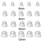MiniFit Power Domes for Oticon Hearing Aids - 8mm Replacement Domes for Oticon Mini RITE Hearing Aids with Cleaning Brush Tools Kit and Carry Case (8mm)
