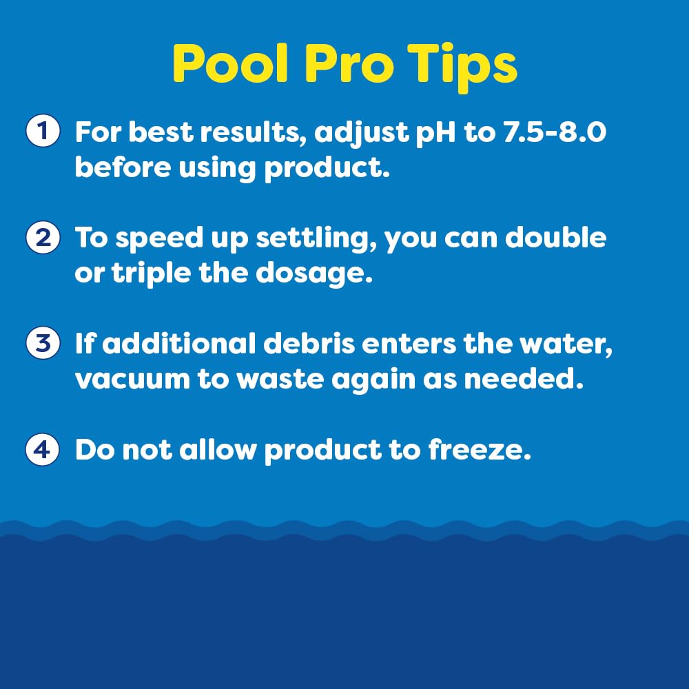 In The Swim Super Floc Out – Drop the Gunk, Ditch the Cloud, Dive Into Clear Water – 1 Quart - 2-Pack