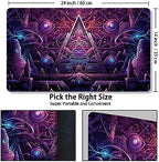 Playmat for MTG, with Free Storage Bags,Game Mat 24 x 14 inches, TCG and Board Game Mat for Cards(Regular,Magic Mat 14)