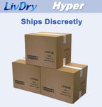 LivDry High Absorbency Pad Insert for Incontinence Briefs and Adult Diapers, Women and Men, Hyper 1600 (30 Count)