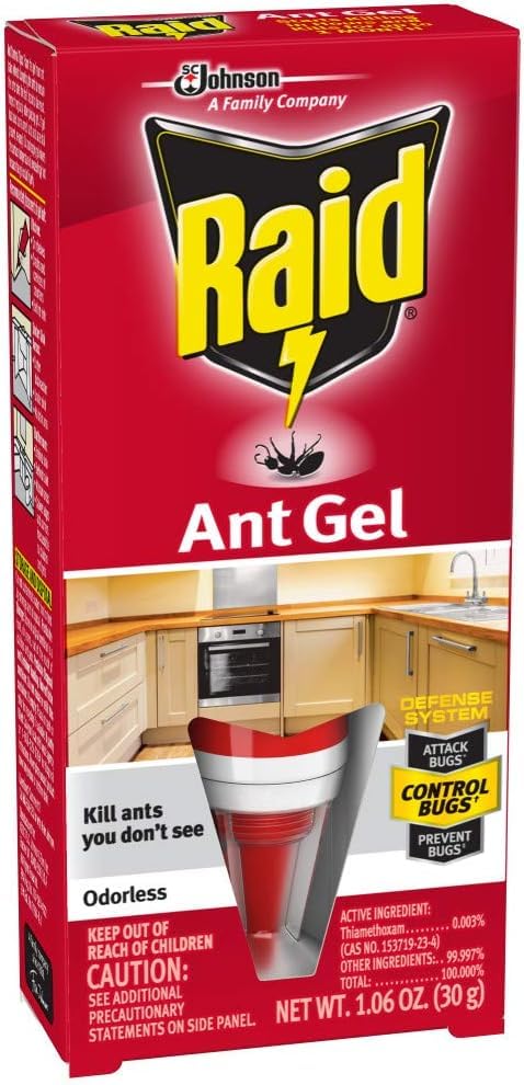 Raid Ant Gel, Kills Ants You Don't See 1.06 Ounce (Pack of 2)