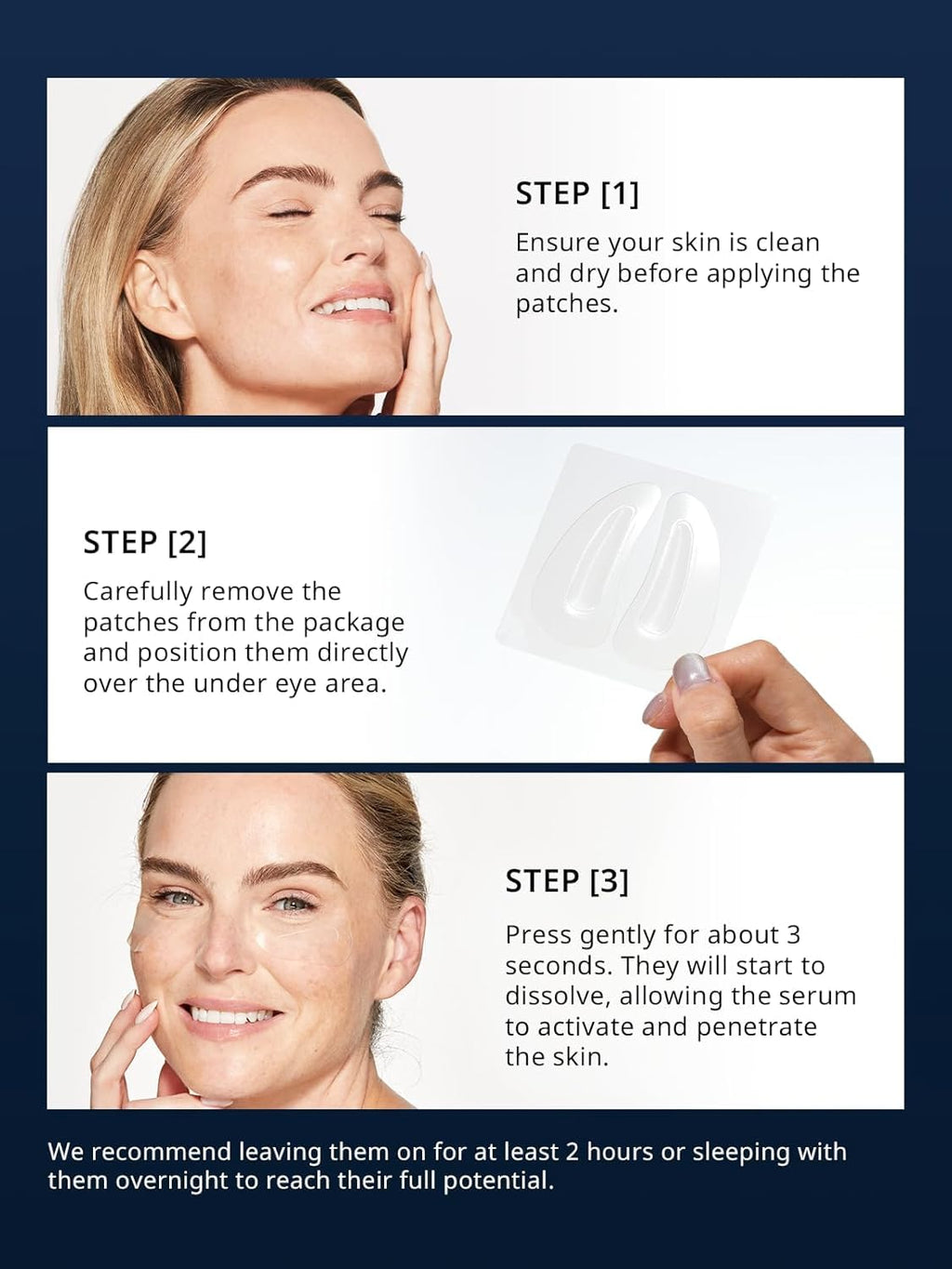 depology Deepcare+ Serum-Infused Micro Dart Patche | 12 Pairs Eye Mask | Under Eye Patches for Wrinkles | Hydrating Eye Mask with Peptides