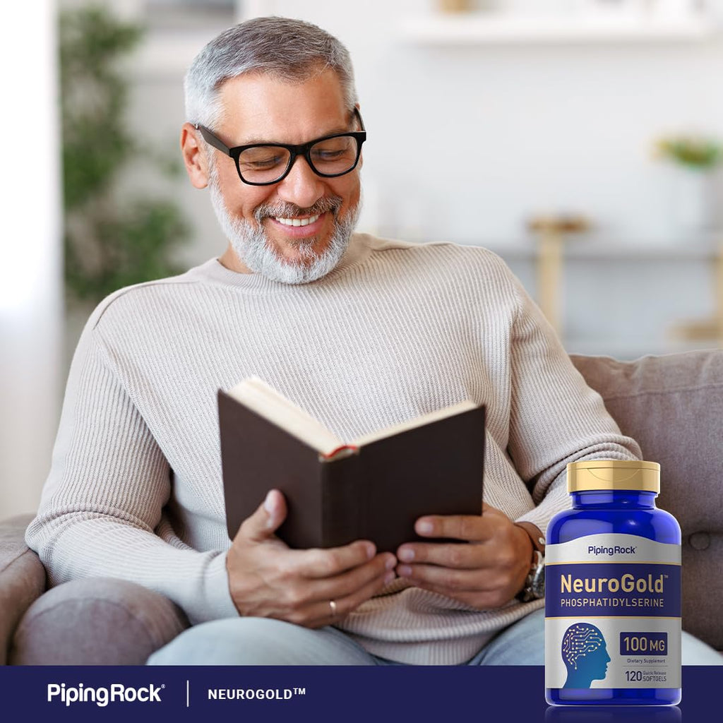 Piping Rock Phosphatidylserine 100mg | 120 Softgels | NeuroGold