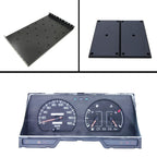 Lswteiz Black ABS Plastic Sheet 24" x 36" x 1/4" Thick Black Rigid Thermoplastic Sheet (Upgrade Surface) 6MM Flexible High Tensile ABS Moldable Plastic Panel for Crafts, DIY, Signs