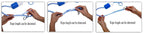 ATIE 18' Swimming Pool Safety Divider Rope and Float Line with 2 Pre-Assembled Stainless Hooks and 7 Bi-Tone Floating Buoys for Effective Visibility (18 FT)