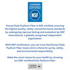Konsyl Daily Psyllium Fiber Powder | 100% All-Natural Psyllium Husk for Gut & Digestive Health | No Sugar, No Fillers 90 Servings (540g)