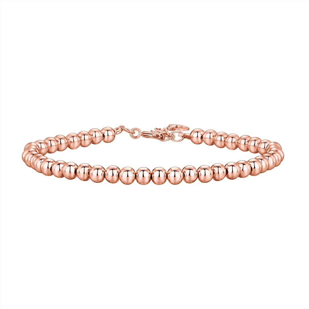 PAVOI Ball Beaded Bracelet for Women, 14K Gold Plated, Rose Gold