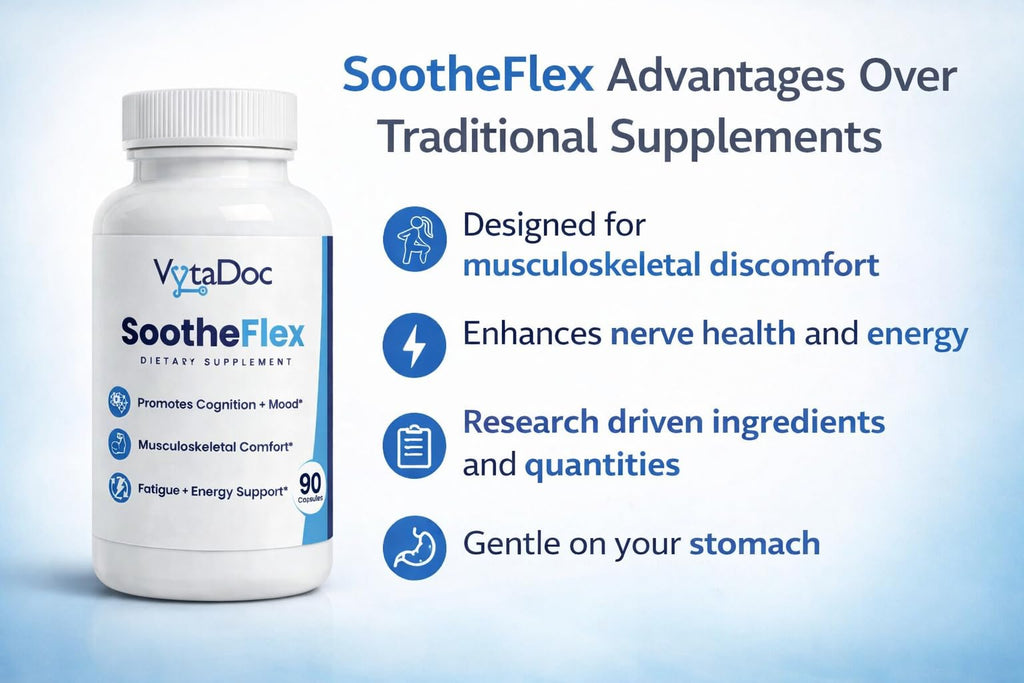 SootheFlex Women’s Energy, Mood & Joint Support with Gentle Iron | 90 Caps