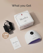 MelodySusie UV Nail Lamp P-Plus30F for Gel Polish-Fits Whole Hand & Feet