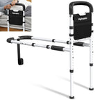 BigDolphin Bed Rails for Elderly Adults Safety - ASTM Approved Adjustable Bed Cane Supports 350LBS with Non-Slip Grip & Storage Pocket, Stable Bed Assist Rails for Seniors, Tool-Free