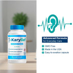 (2 Pack) Karylief Capsules, Official Tinnitus & Ear Health Advanced Support Supplement with Premium Ingredients, All Natural Karilief for Ringing Ears, Clarity & Overall Wellness (120 Capsules)