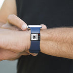 MYLUCKYTAG QR Code Medical ID Tag - Medical ID Bracelet Sleeve - Fits for Apple Watch Medical ID Band or Fitbit Medical ID Band - Medical Alert - Free Online Emergency Medical Profile