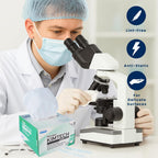 Kimtech Science KimWipes Delicate Task Wipers, 4.4 x 8.4 in., 1-Ply, 286 Sheets/Box, 4 Packs, KW01x4