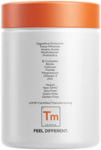 Codeage Teen Multivitamin Supplement – Daily Vitamins and Minerals for Teen Boys and Girls – Organic Whole Food Formula with Omega-3 and Vitamins A to K - 60 Capsules