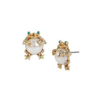 Betsey Johnson Frog Stud Earrings