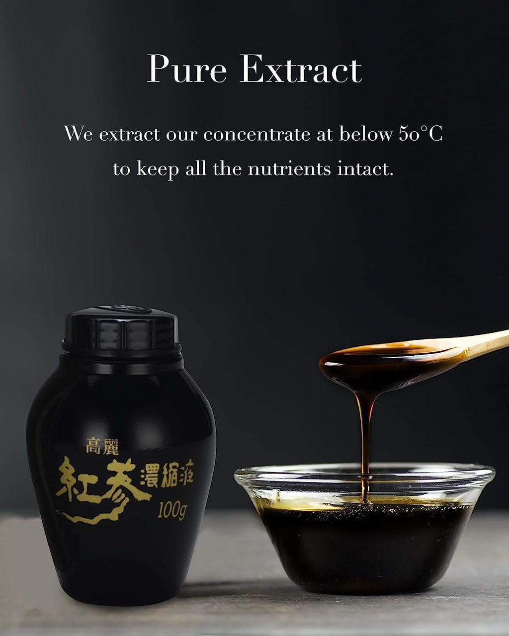 Il Hwa Korean Ginseng Extract - Natural Energy and Focus Support - High Ginsenoside Pure Concentrate - 50g (with Measuring Spoon)