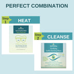 NOVEHA 120PCs Eyelid & Lash Wipes | For Itchy, Dry Eyes, Styes & Blepharitis | Gentle Refreshing Eye Scrub Cleansing Wipes, Hypoallergenic & Soothing For Sensitive Eyes | Vegan Face Moisturizer